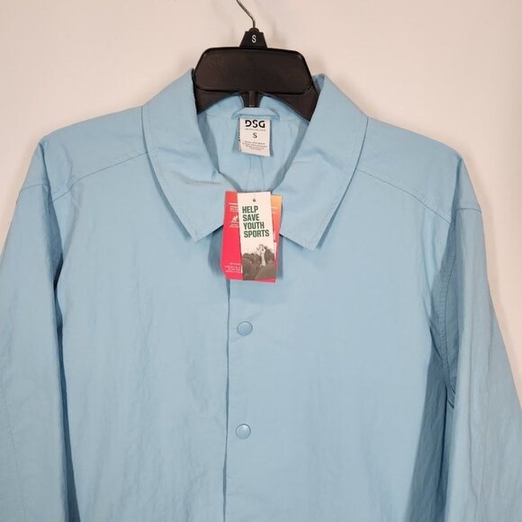 NWT DSG X TWITCH + ALLISON Men's Coaches Jacket in Cloudless Sky Size Small - Picture 5 of 8